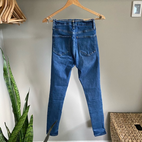 GAP 5-Button High Rise Jeggings - Size 00/24 - Picture 2 of 7